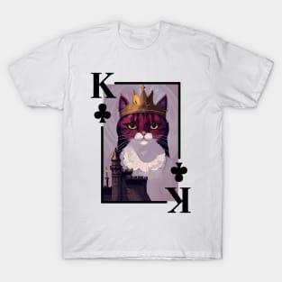 Cat King of Clubs T-Shirt